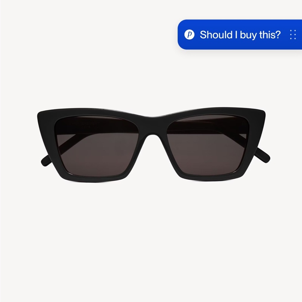 Saint Laurent Black Square Sunglasses